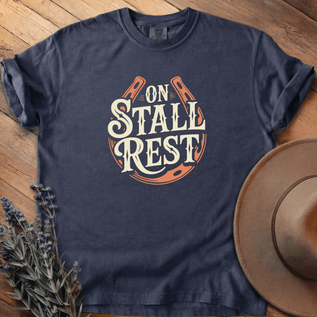 On Stall Rest T-Shirt - Horse Graphic Tee - Gift for Horse Lovers - Unisex