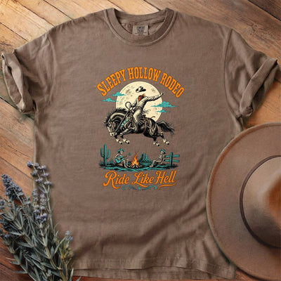Sleepy Hollow Rodeo T-Shirt - Horse Graphic Tee - Gift for Horse Lovers - Unisex