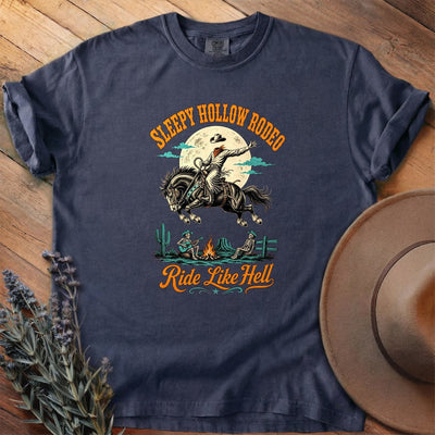 Sleepy Hollow Rodeo T-Shirt - Horse Graphic Tee - Gift for Horse Lovers - Unisex