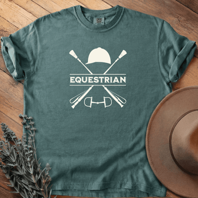 Equestrian Emblem T-Shirt - Horse Graphic Tee - Gift for Horse Lovers - Unisex