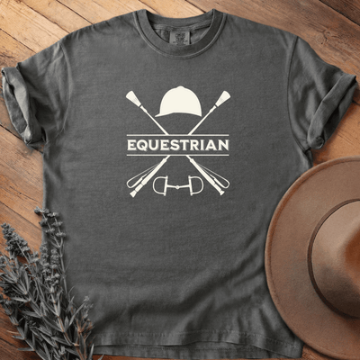 Equestrian Emblem T-Shirt - Horse Graphic Tee - Gift for Horse Lovers - Unisex