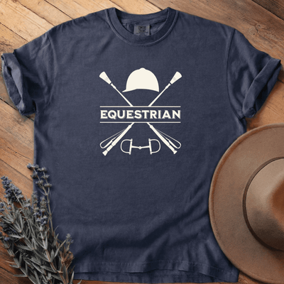 Equestrian Emblem T-Shirt - Horse Graphic Tee - Gift for Horse Lovers - Unisex