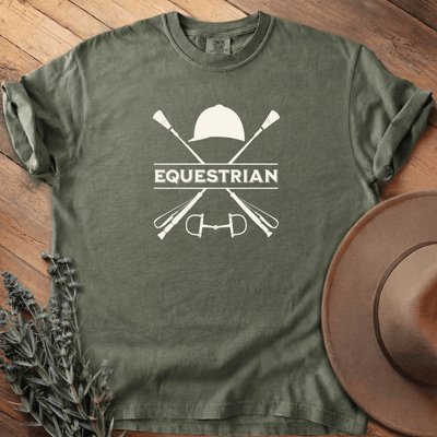 Equestrian Emblem T-Shirt - Horse Graphic Tee - Gift for Horse Lovers - Unisex