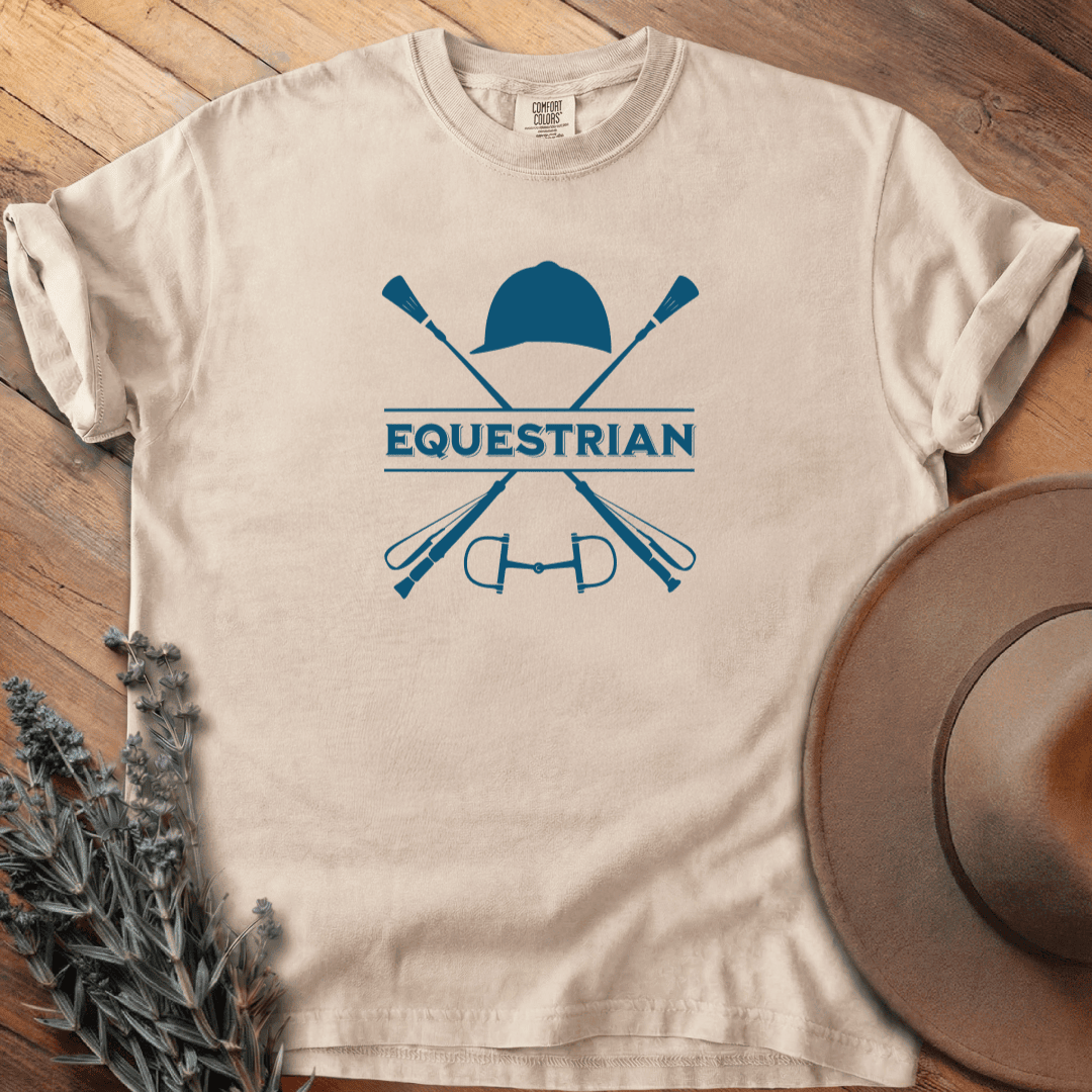 Equestrian Emblem T-Shirt - Horse Graphic Tee - Gift for Horse Lovers - Unisex