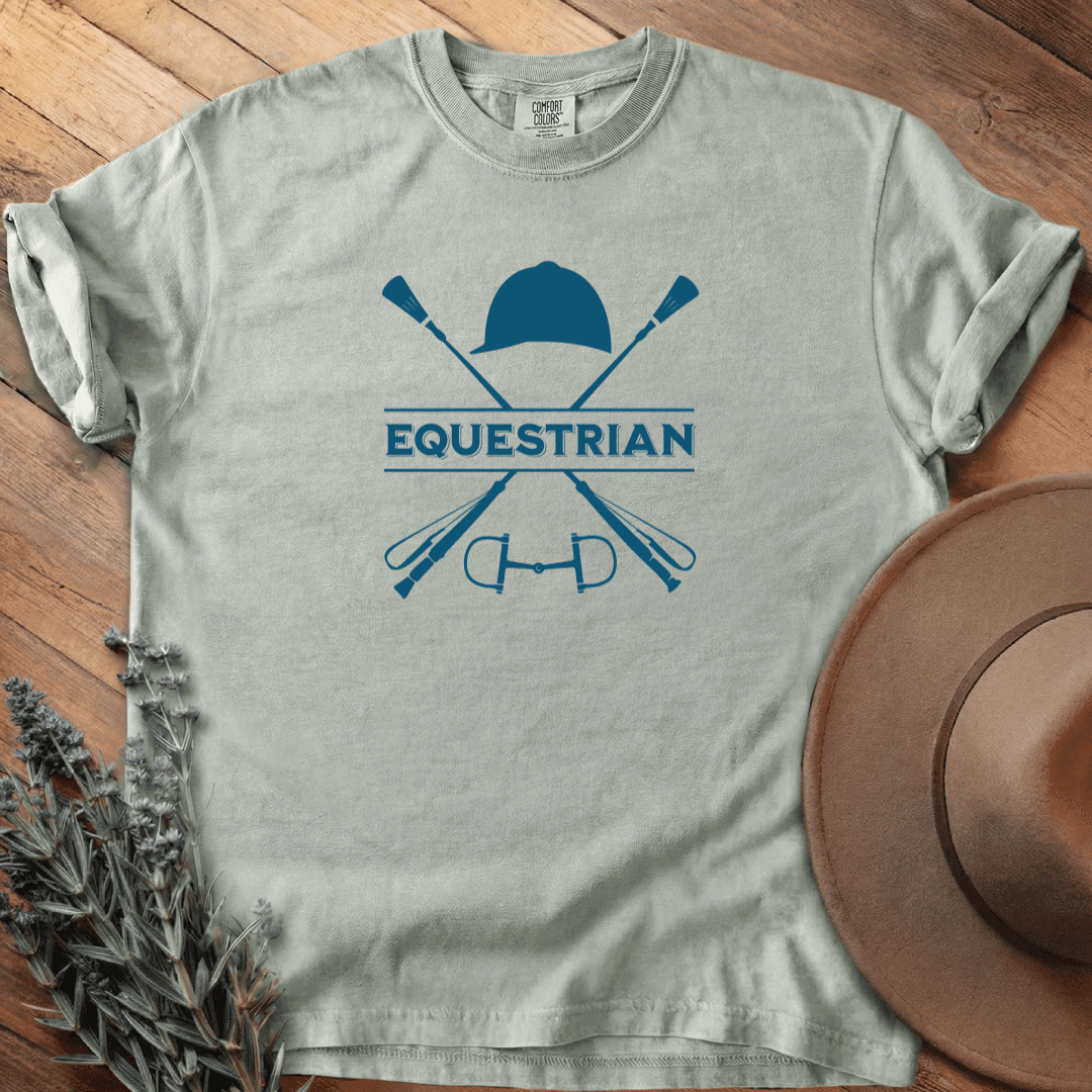 Equestrian Emblem T-Shirt - Horse Graphic Tee - Gift for Horse Lovers - Unisex