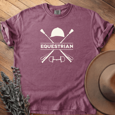 Equestrian Emblem T-Shirt - Horse Graphic Tee - Gift for Horse Lovers - Unisex