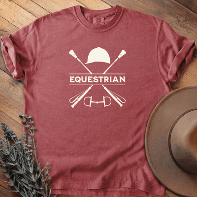 Equestrian Emblem T-Shirt - Horse Graphic Tee - Gift for Horse Lovers - Unisex