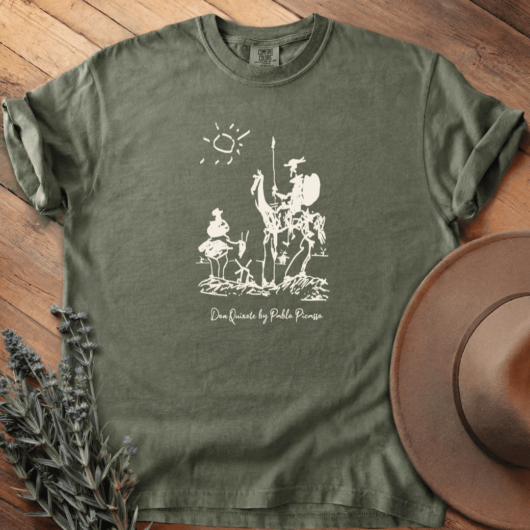 Don Quixote Art T-Shirt - Horse Graphic Tee - Gift for Horse Lovers - Unisex