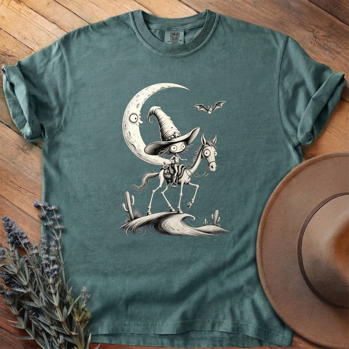 Witch Hat Trail Ride T-Shirt - Horse Graphic Tee - Gift for Horse Lovers - Unisex