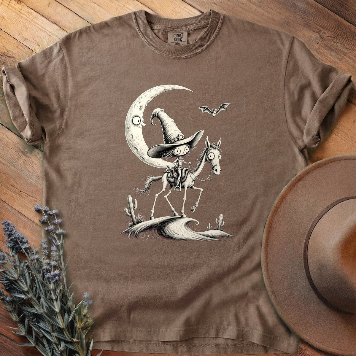 Witch Hat Trail Ride T-Shirt - Horse Graphic Tee - Gift for Horse Lovers - Unisex