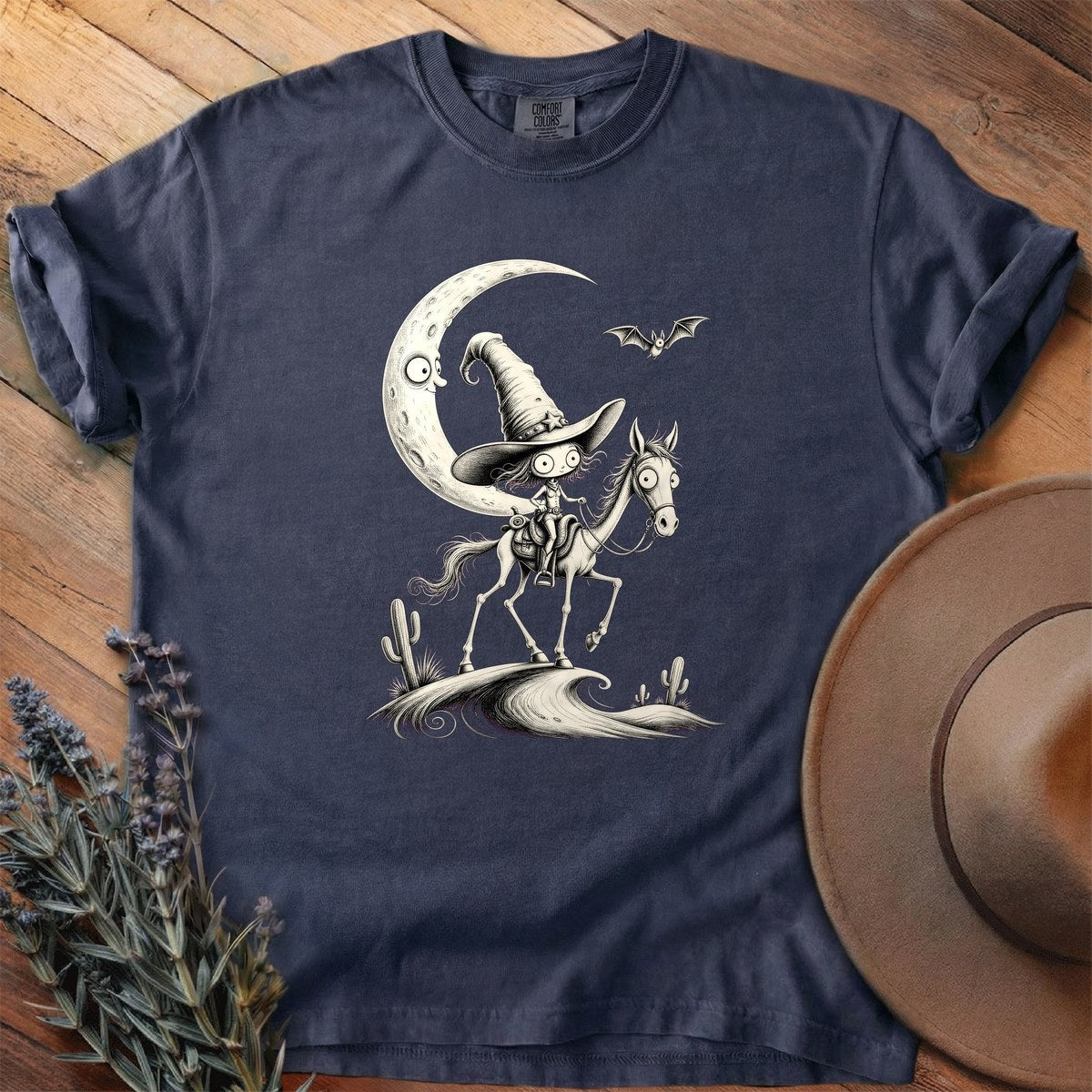 Witch Hat Trail Ride T-Shirt - Horse Graphic Tee - Gift for Horse Lovers - Unisex
