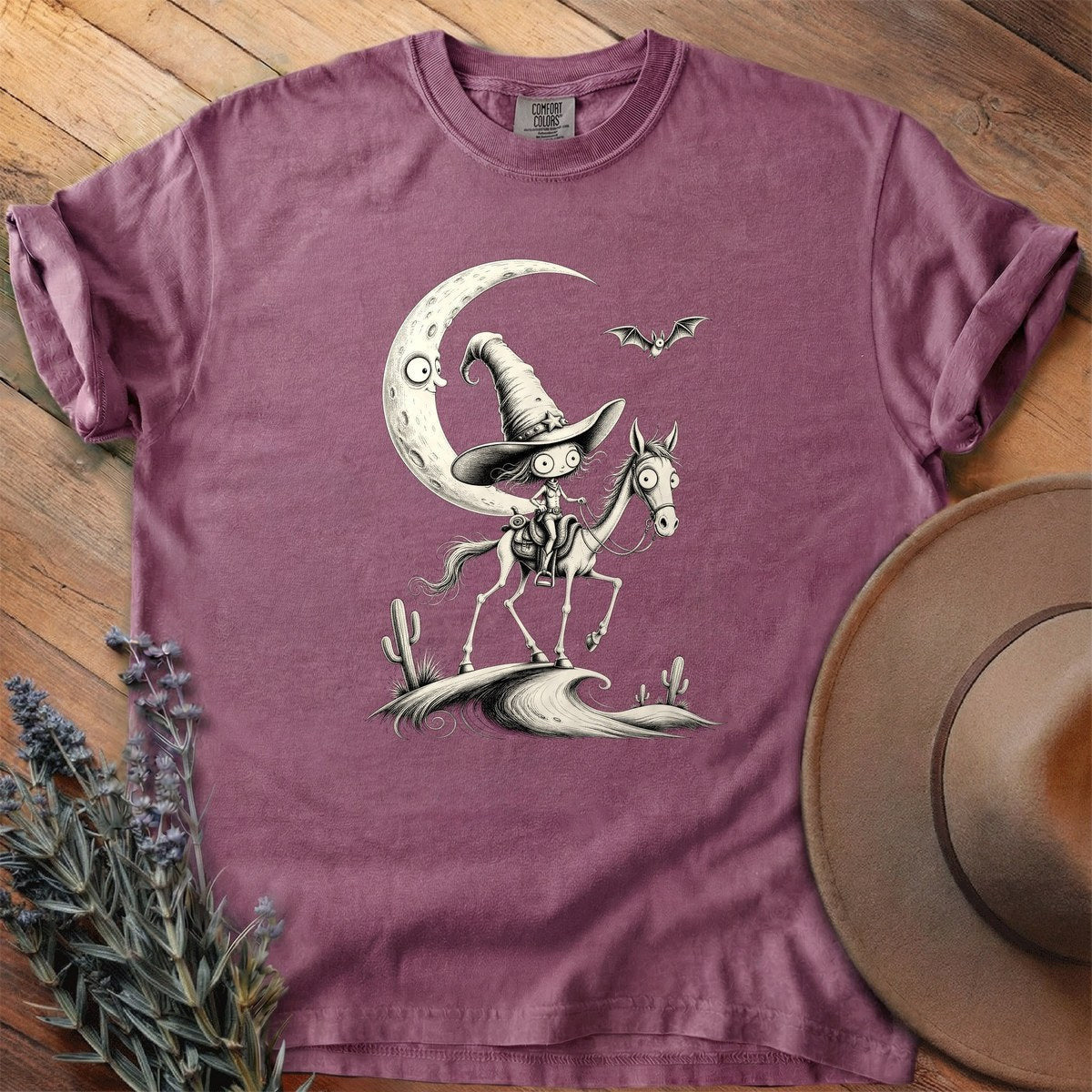 Witch Hat Trail Ride T-Shirt - Horse Graphic Tee - Gift for Horse Lovers - Unisex