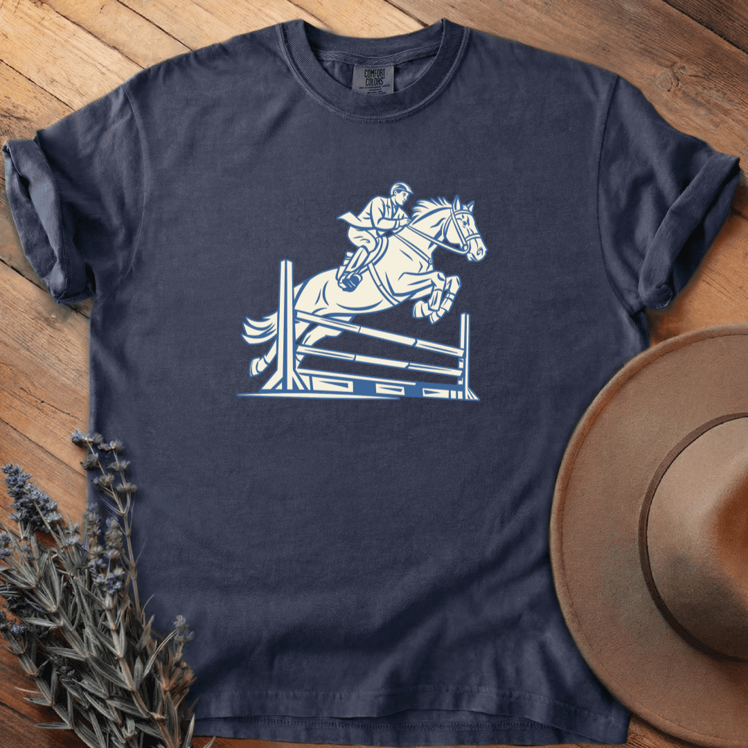 Equestrian jump 2 T-Shirt - Horse Graphic Tee - Gift for Horse Lovers - Unisex