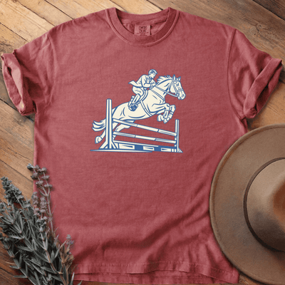 Equestrian jump 2 T-Shirt - Horse Graphic Tee - Gift for Horse Lovers - Unisex