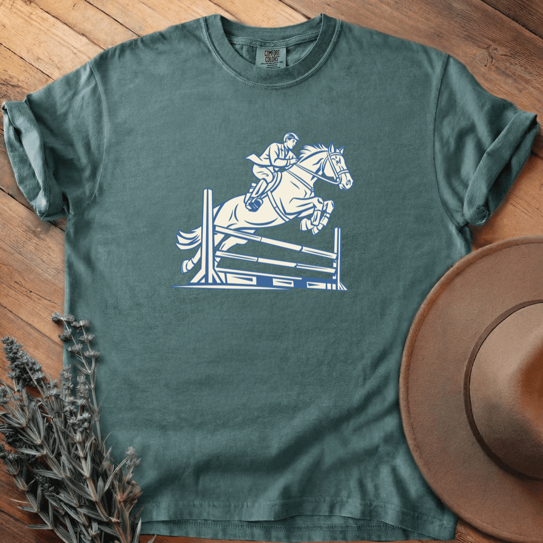 Equestrian jump 2 T-Shirt - Horse Graphic Tee - Gift for Horse Lovers - Unisex