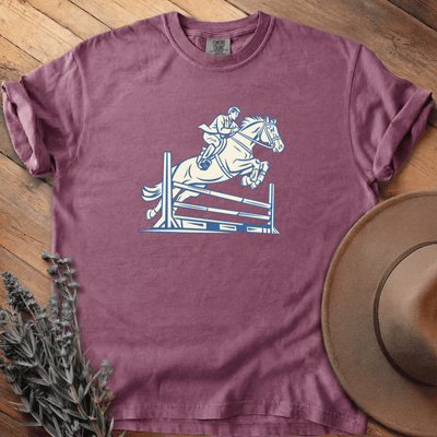 Equestrian jump 2 T-Shirt - Horse Graphic Tee - Gift for Horse Lovers - Unisex