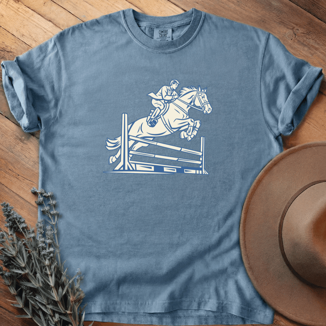 Equestrian jump 2 T-Shirt - Horse Graphic Tee - Gift for Horse Lovers - Unisex