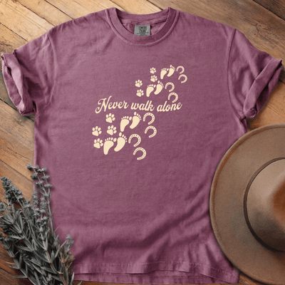 Never Walk Alone T-Shirt - Horse Graphic Tee - Gift for Horse Lovers - Unisex