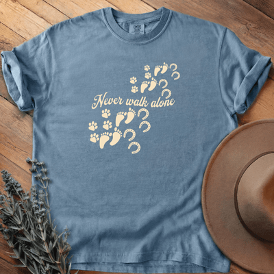 Never Walk Alone T-Shirt - Horse Graphic Tee - Gift for Horse Lovers - Unisex