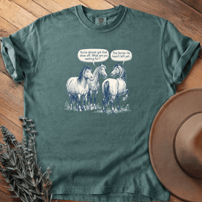 Farrier Cartoon T-Shirt - Horse Graphic Tee - Gift for Horse Lovers - Unisex