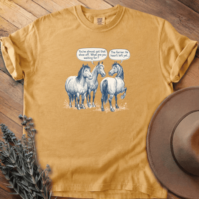 Farrier Cartoon T-Shirt - Horse Graphic Tee - Gift for Horse Lovers - Unisex