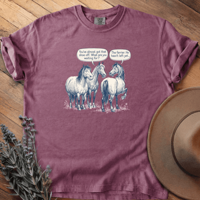 Farrier Cartoon T-Shirt - Horse Graphic Tee - Gift for Horse Lovers - Unisex