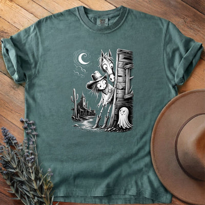 Ghost Town Sheriff T-Shirt - Horse Graphic Tee - Gift for Horse Lovers - Unisex