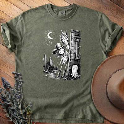 Ghost Town Sheriff T-Shirt - Horse Graphic Tee - Gift for Horse Lovers - Unisex