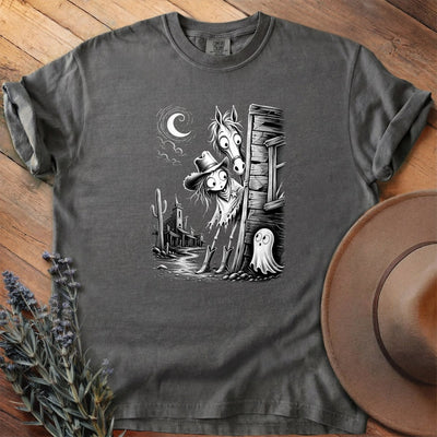 Ghost Town Sheriff T-Shirt - Horse Graphic Tee - Gift for Horse Lovers - Unisex