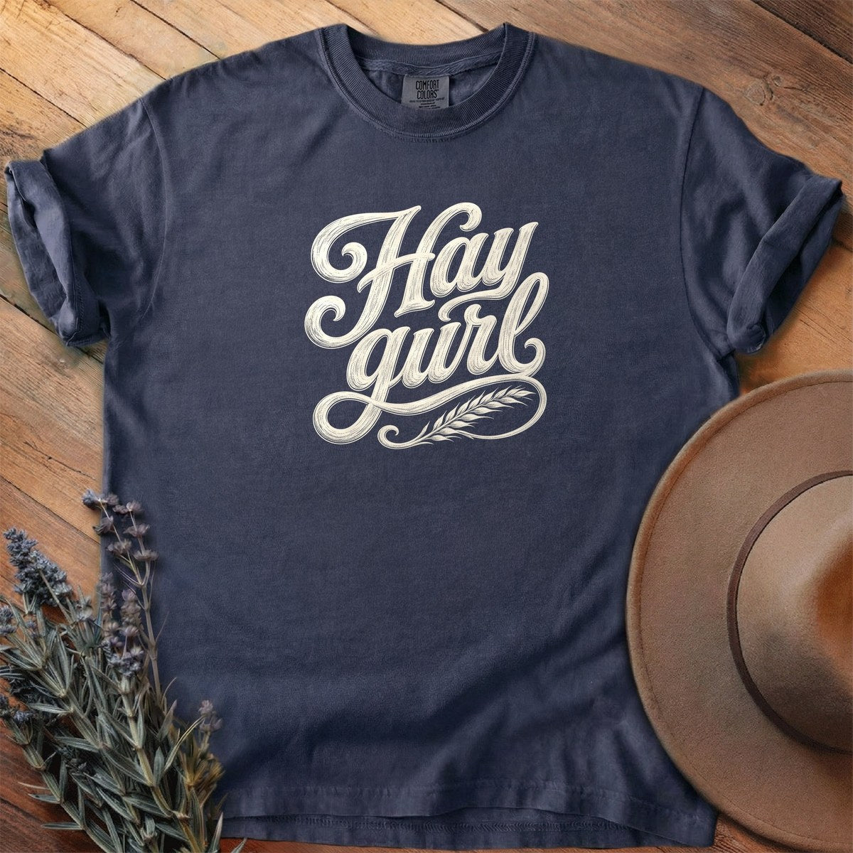Hay gurl T-Shirt - Horse Graphic Tee - Gift for Horse Lovers - Unisex