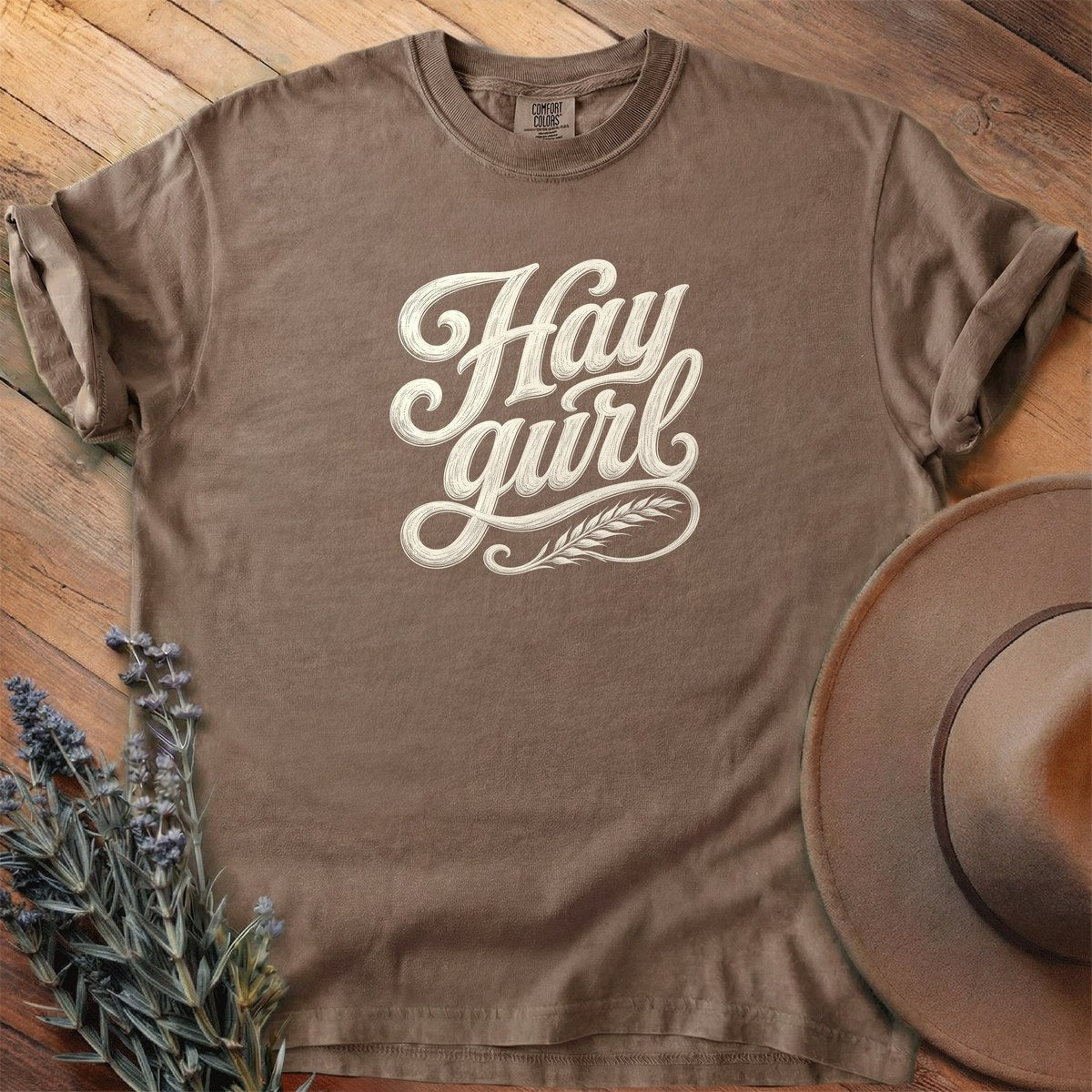 Hay gurl T-Shirt - Horse Graphic Tee - Gift for Horse Lovers - Unisex