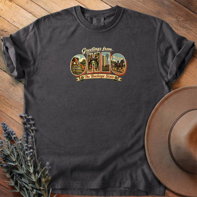 Greetings From Ohio T-Shirt - Horse Graphic Tee - Gift for Horse Lovers - Unisex