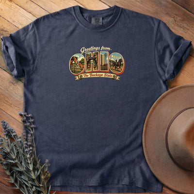 Greetings From Ohio T-Shirt - Horse Graphic Tee - Gift for Horse Lovers - Unisex