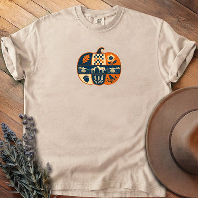 Mare And Foal Harvest Pumpkin T-Shirt - Horse Graphic Tee - Gift for Horse Lovers - Unisex