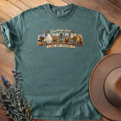 Greetings From Montana T-Shirt - Horse Graphic Tee - Gift for Horse Lovers - Unisex