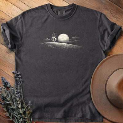 Rider into the sunset 1 T-Shirt - Horse Graphic Tee - Gift for Horse Lovers - Unisex