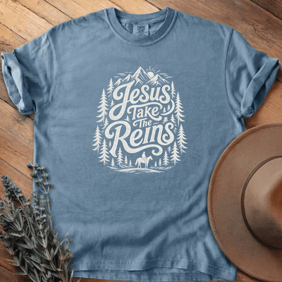 Jesus take the Reins 2 T-Shirt - Horse Graphic Tee - Gift for Horse Lovers - Unisex