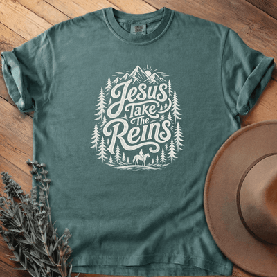 Jesus take the Reins 2 T-Shirt - Horse Graphic Tee - Gift for Horse Lovers - Unisex