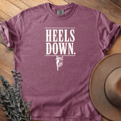 Heels Down T-Shirt - Horse Graphic Tee - Gift for Horse Lovers - Unisex