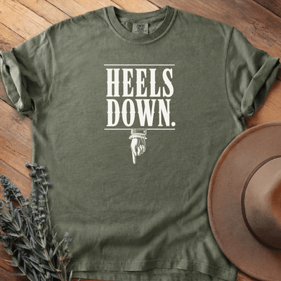 Heels Down T-Shirt - Horse Graphic Tee - Gift for Horse Lovers - Unisex