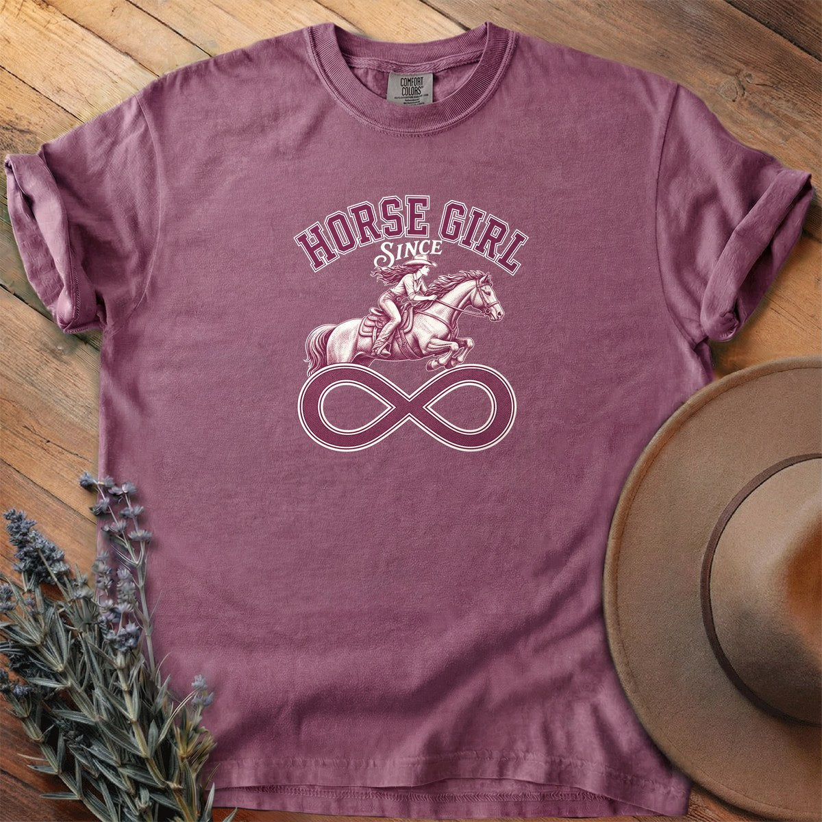Horse Girl Since Forever T-Shirt - Graphic Tee - Gift for Horse Lovers