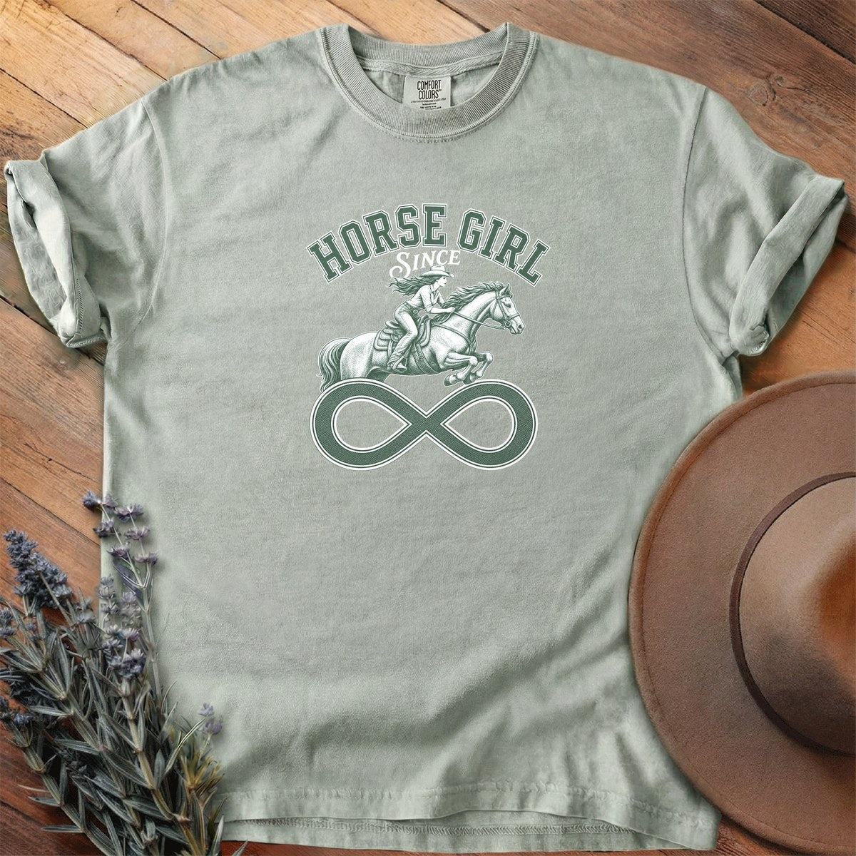 Horse Girl Since Forever T-Shirt - Graphic Tee - Gift for Horse Lovers
