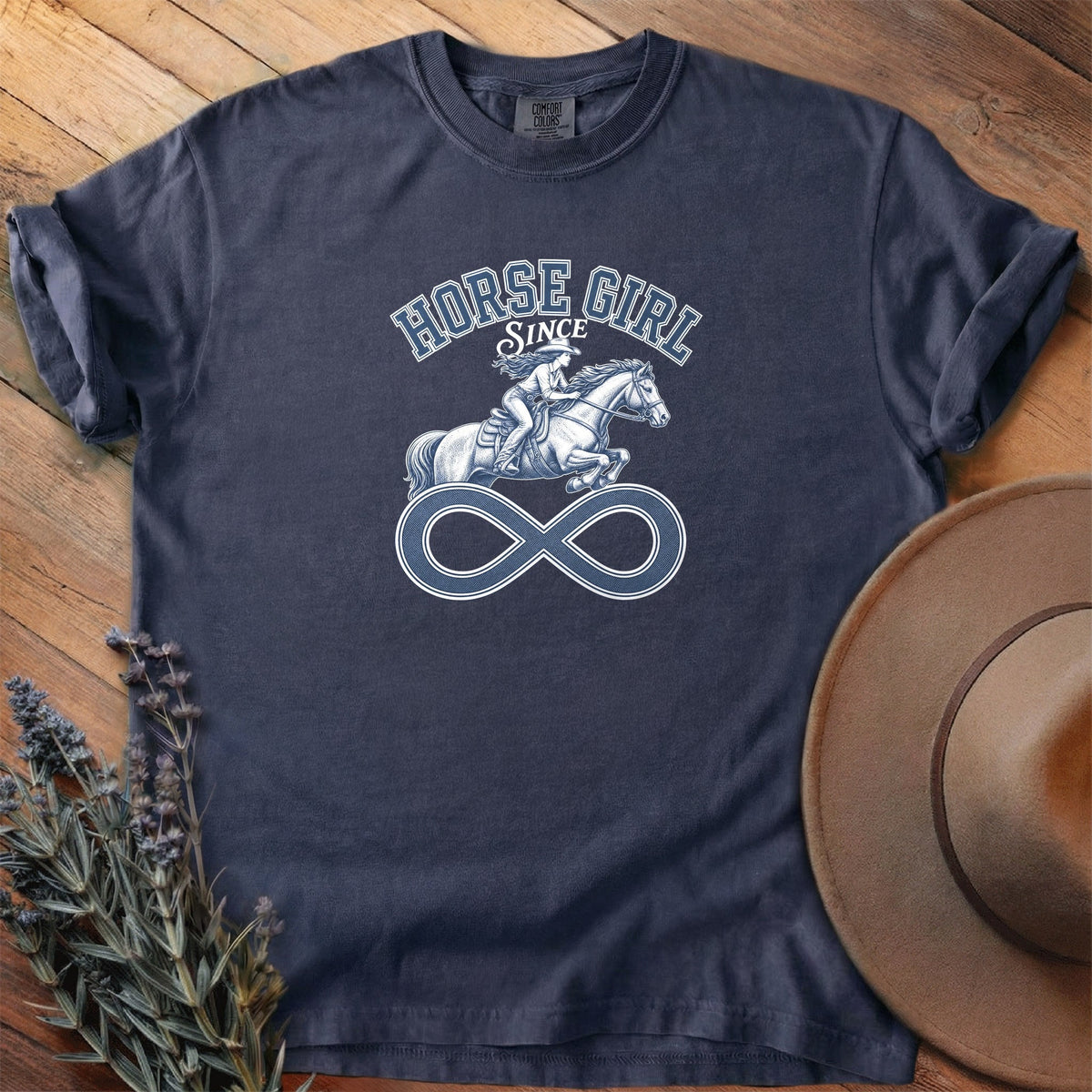 Horse Girl Since Forever T-Shirt - Graphic Tee - Gift for Horse Lovers