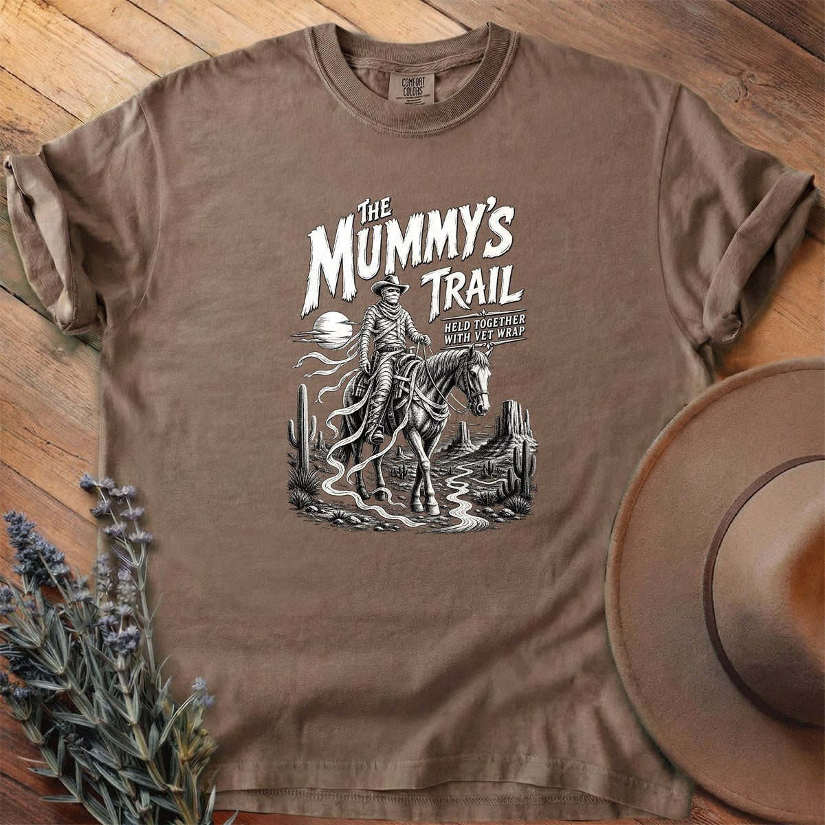 The Mummy's Trail T-Shirt - Horse Graphic Tee - Gift for Horse Lovers - Unisex