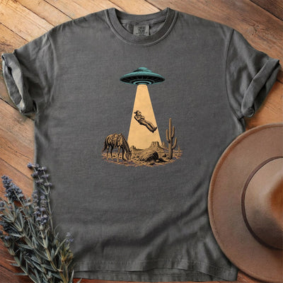 Cowboy Abduction T-Shirt - Horse Graphic Tee - Gift for Horse Lovers - Unisex