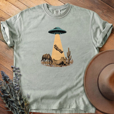 Cowboy Abduction T-Shirt - Horse Graphic Tee - Gift for Horse Lovers - Unisex