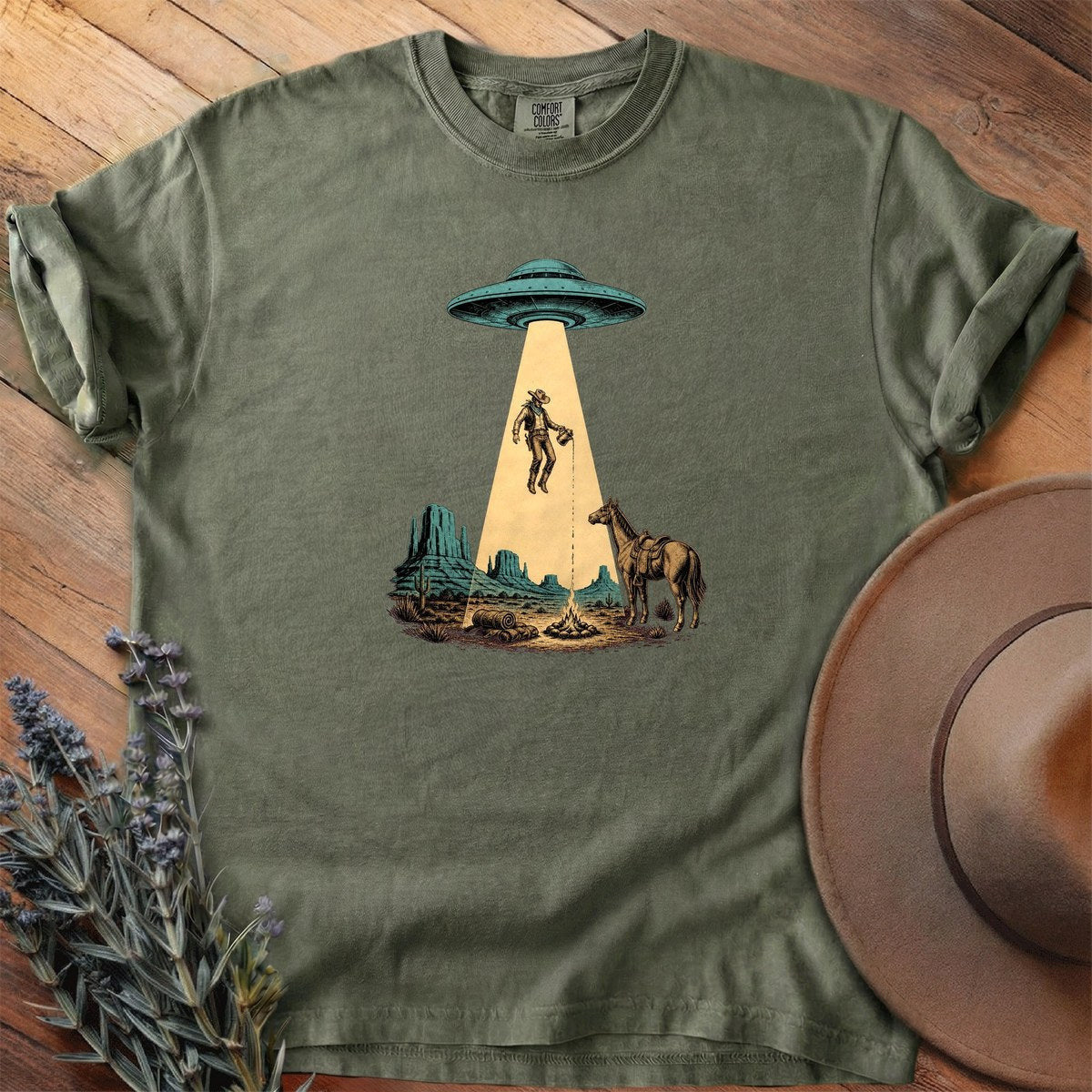 Close Encounter At Camp T-Shirt - Horse Graphic Tee - Gift for Horse Lovers - Unisex