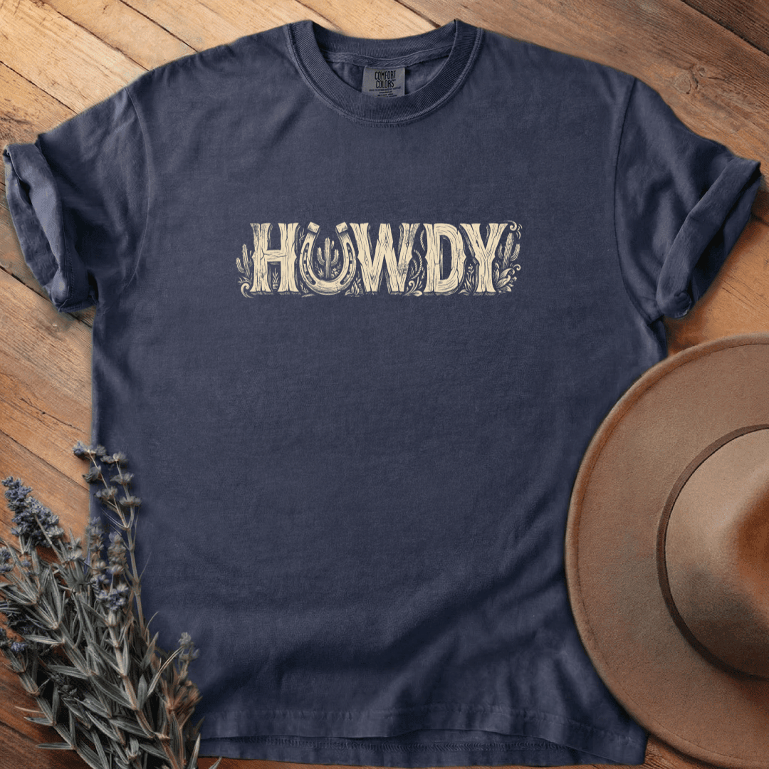 Howdy 3 T-Shirt - Horse Graphic Tee - Gift for Horse Lovers - Unisex