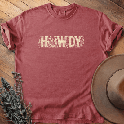 Howdy 3 T-Shirt - Horse Graphic Tee - Gift for Horse Lovers - Unisex