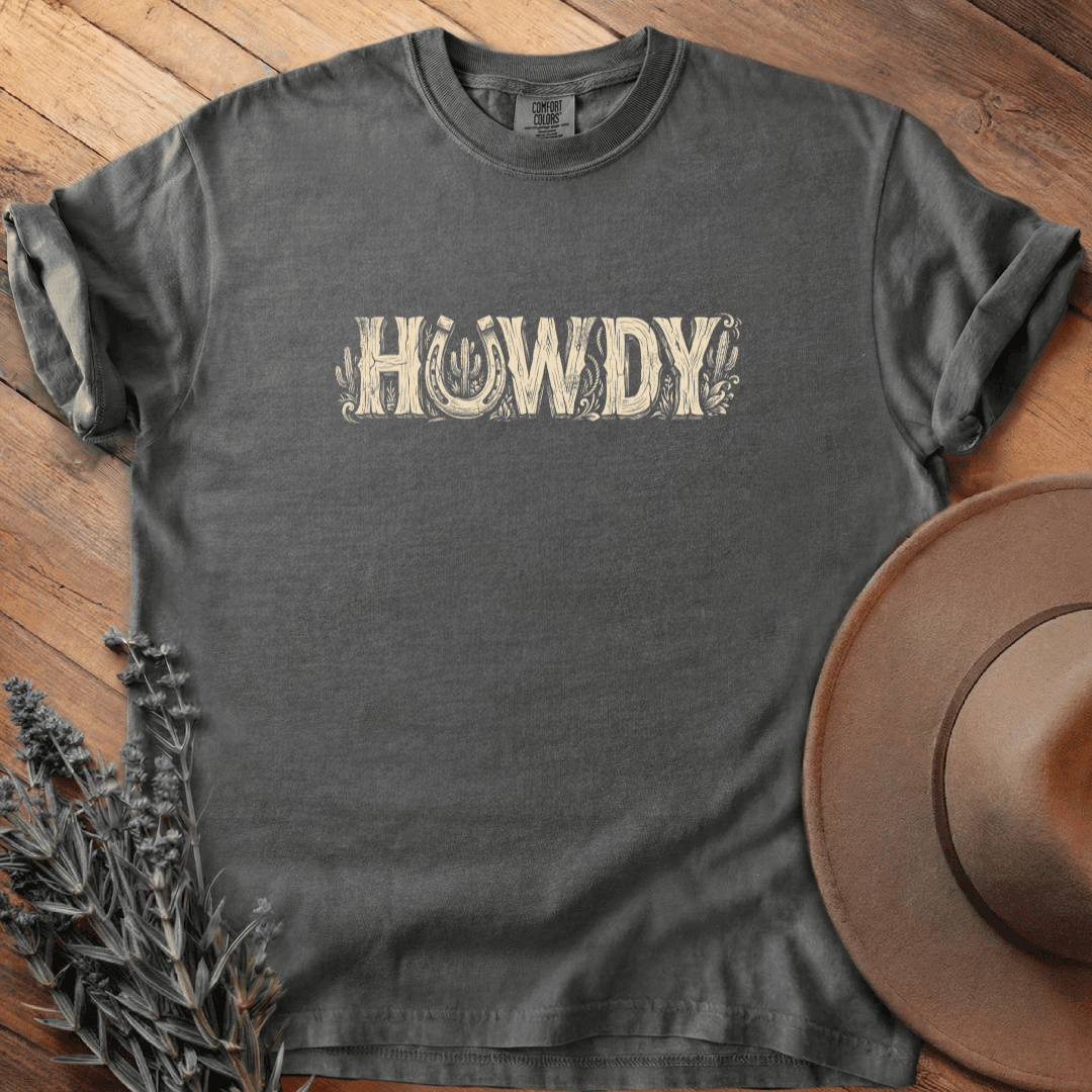 Howdy 3 T-Shirt - Horse Graphic Tee - Gift for Horse Lovers - Unisex